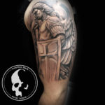 Tattoo tattoos austin best artist texas awesome badass cute wicked dark evil men women guys girls cool realism realistic color black and grey traditional art male female men's women's awesome angel